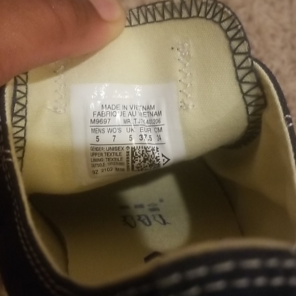 Blue Low Top Converse - Picture 7 of 7